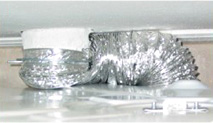 Dryer Exhaust Hose Crushed